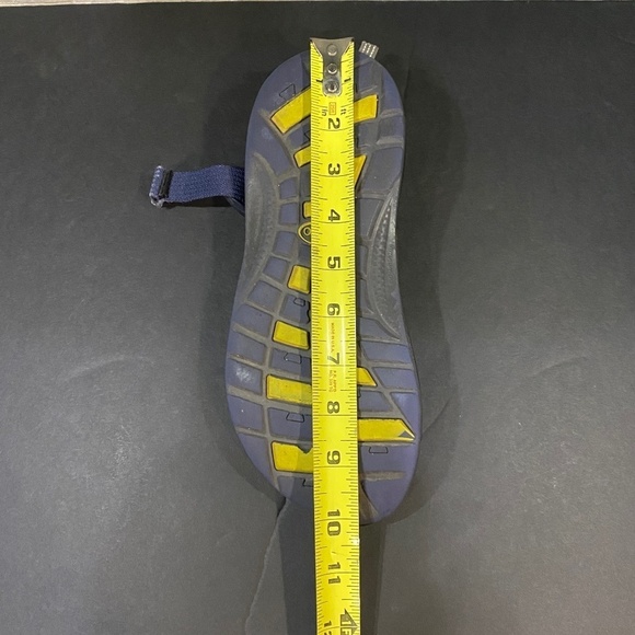 Chaco Z1 Eco‎ Tread Unisex Sandals- Women's 9/Men's 8- Blue/Green/Yellow - Picture 13 of 15